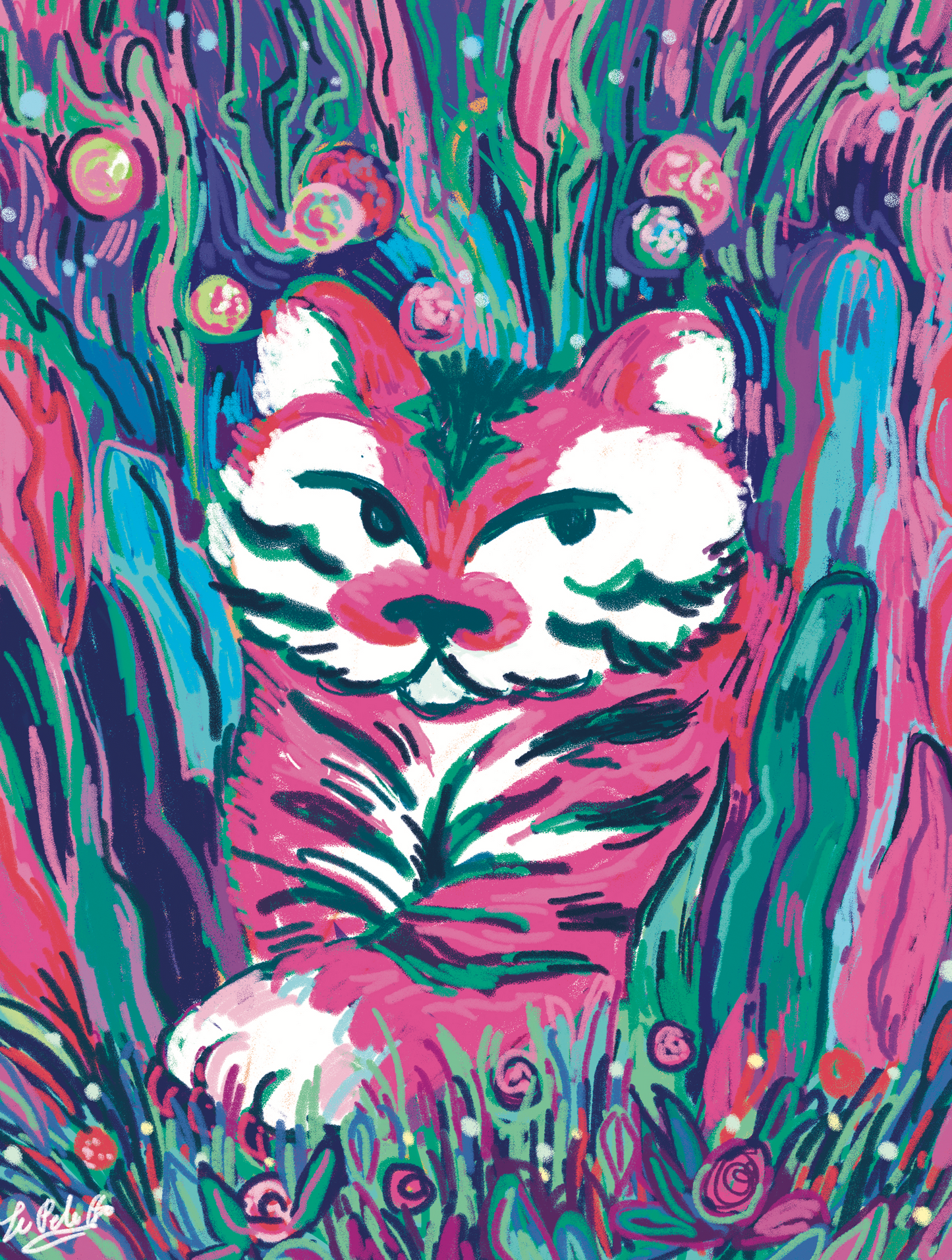 Pink tiger II sticker