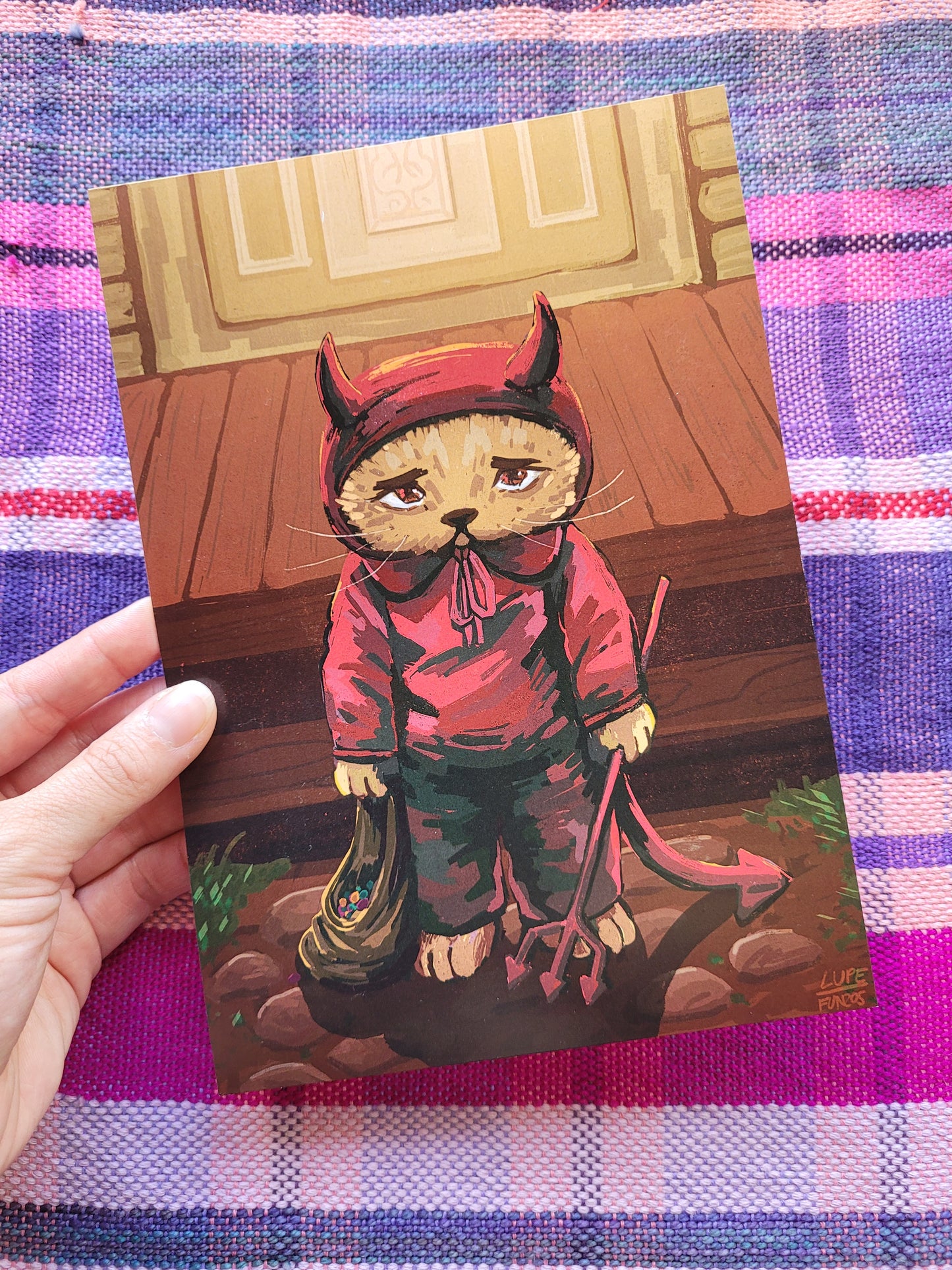 Lámina "Diablito triste"