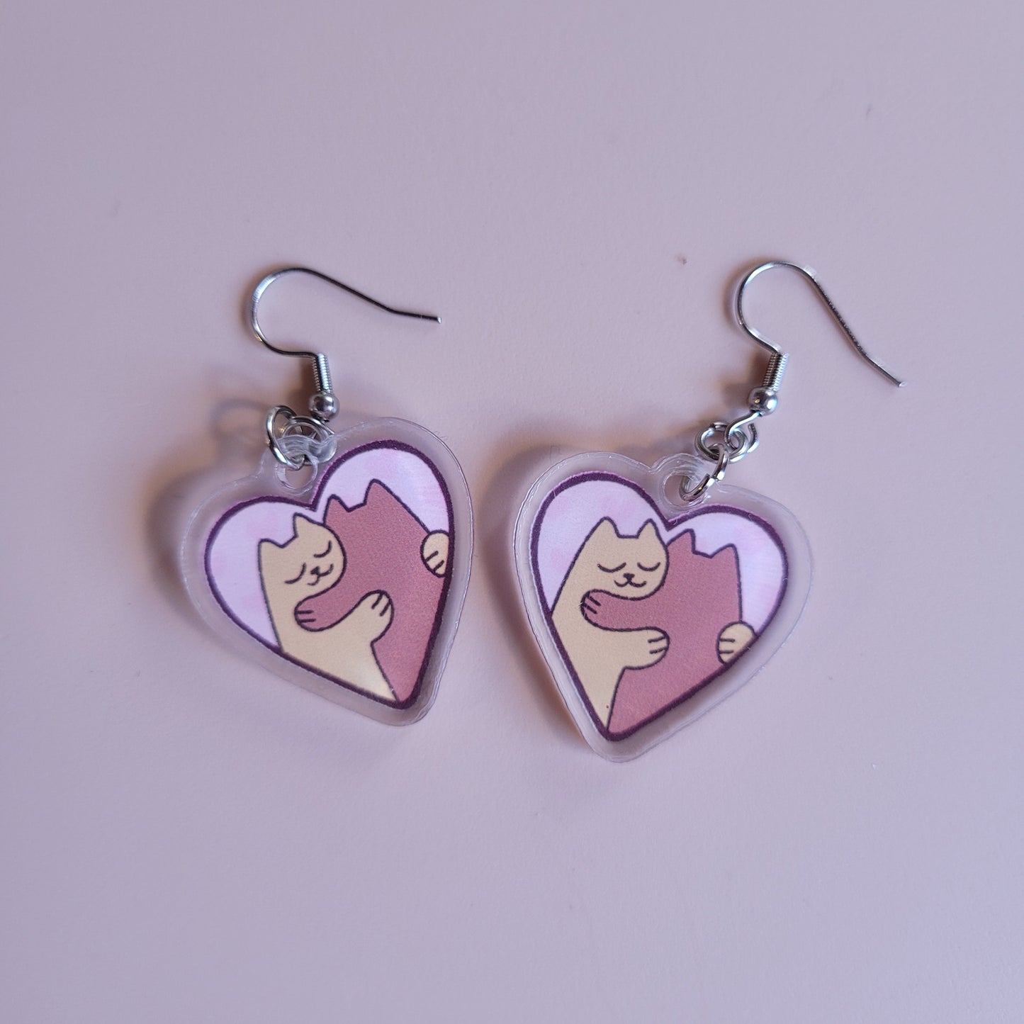 Cat Hug earrings
