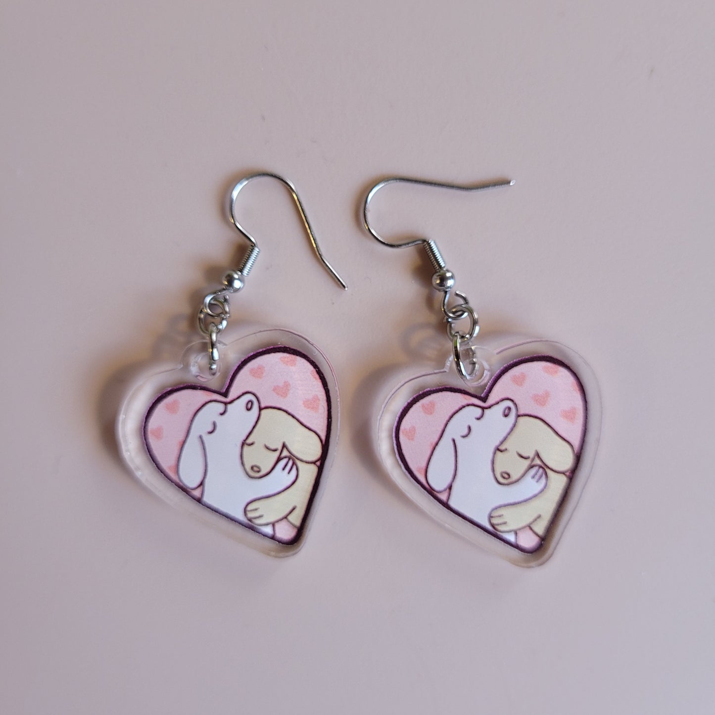 Dog Hug earrings