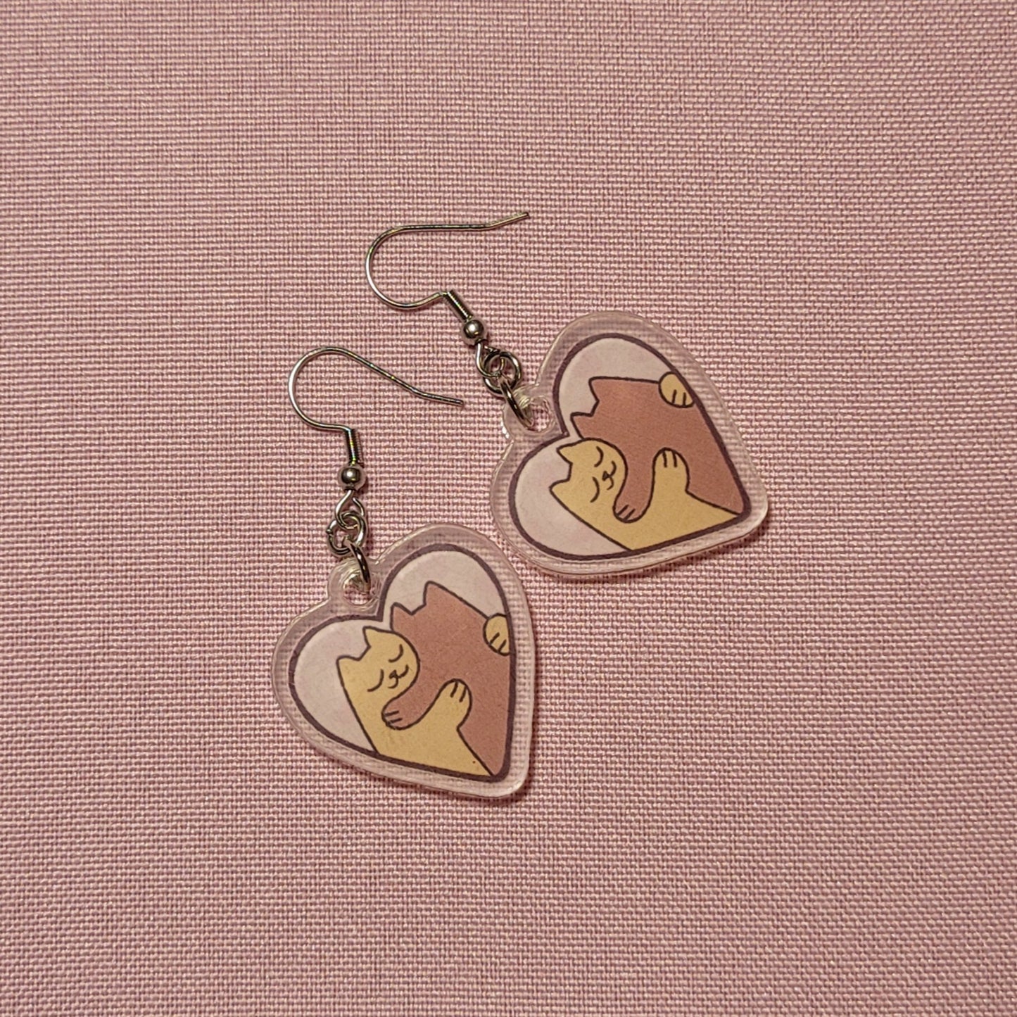 Cat Hug earrings