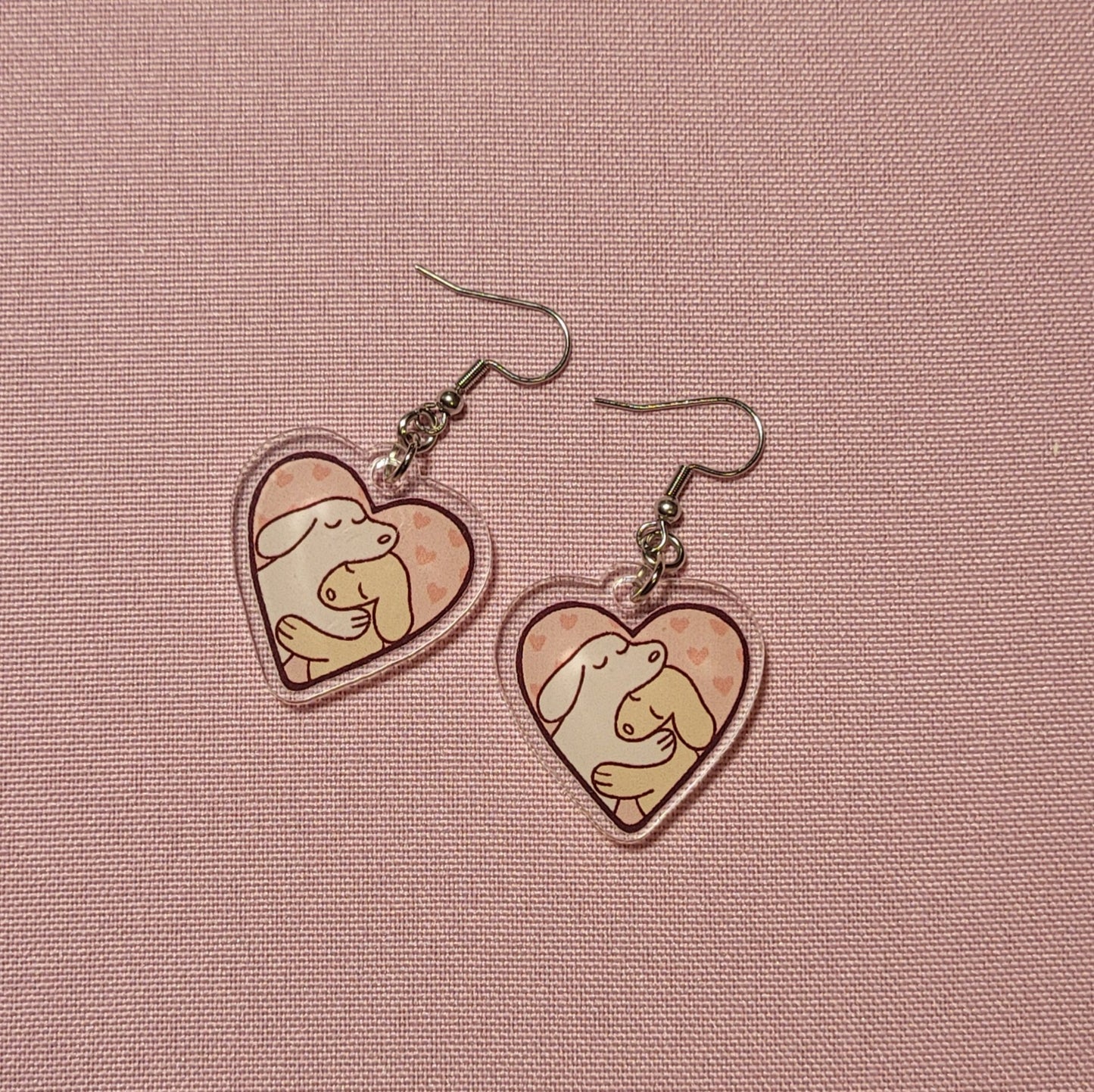 Dog Hug earrings