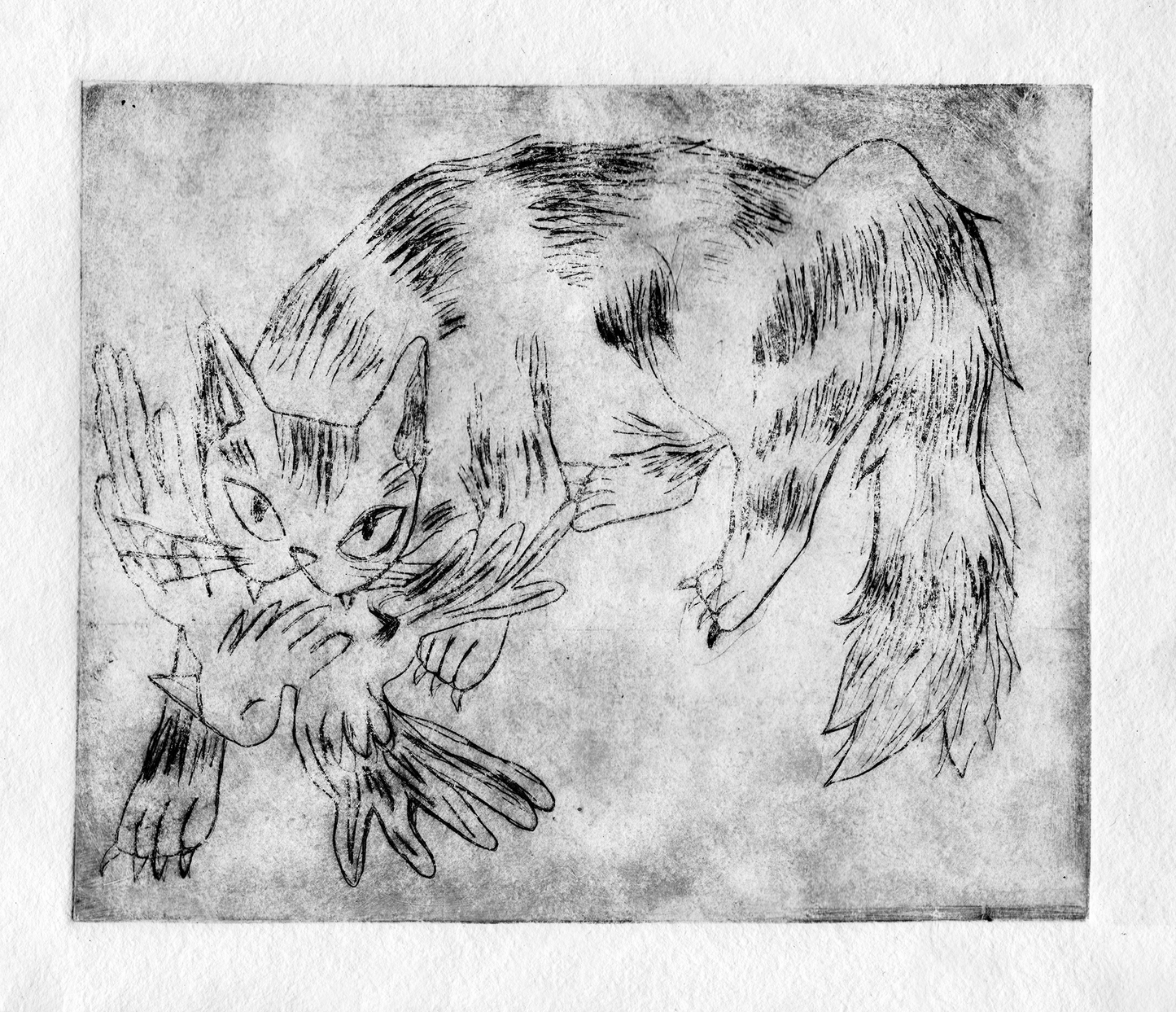 Grabado cazador