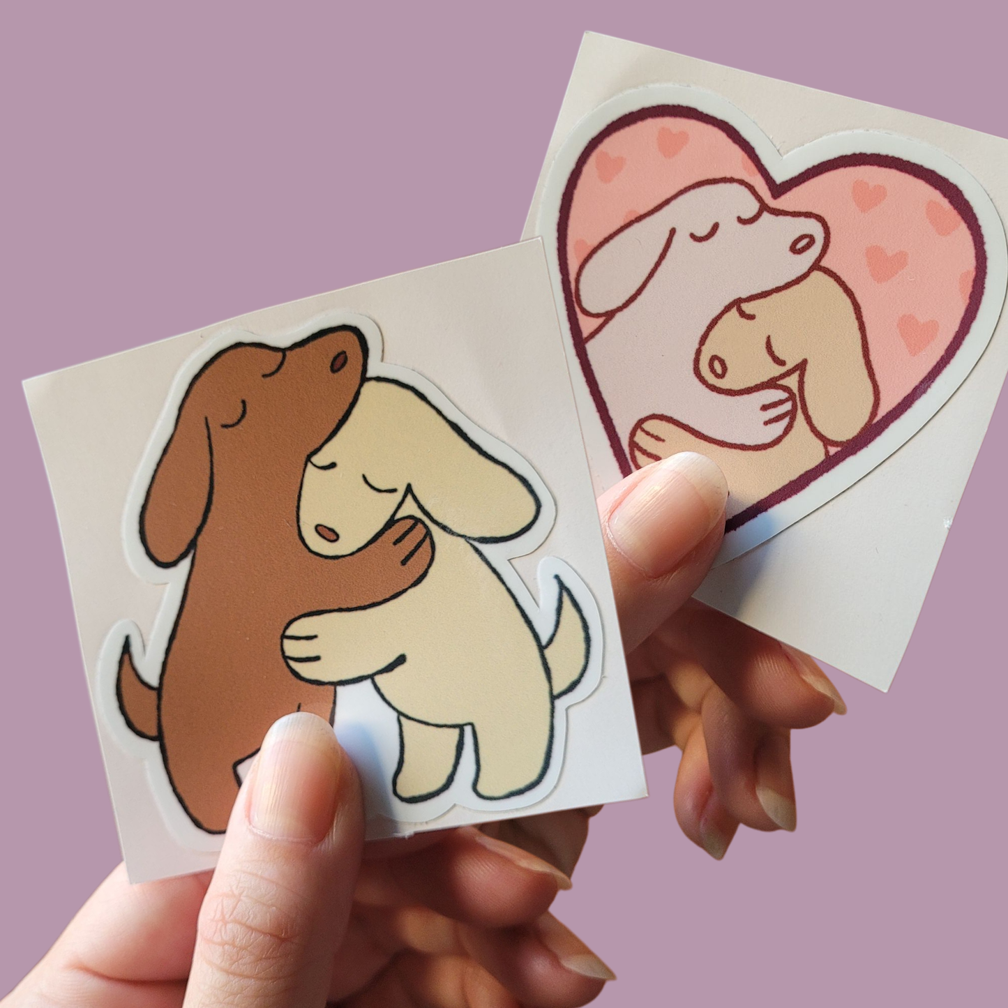 Pegotines de abrazo (perros)