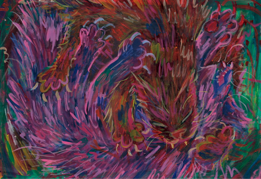 Cat Fight Print