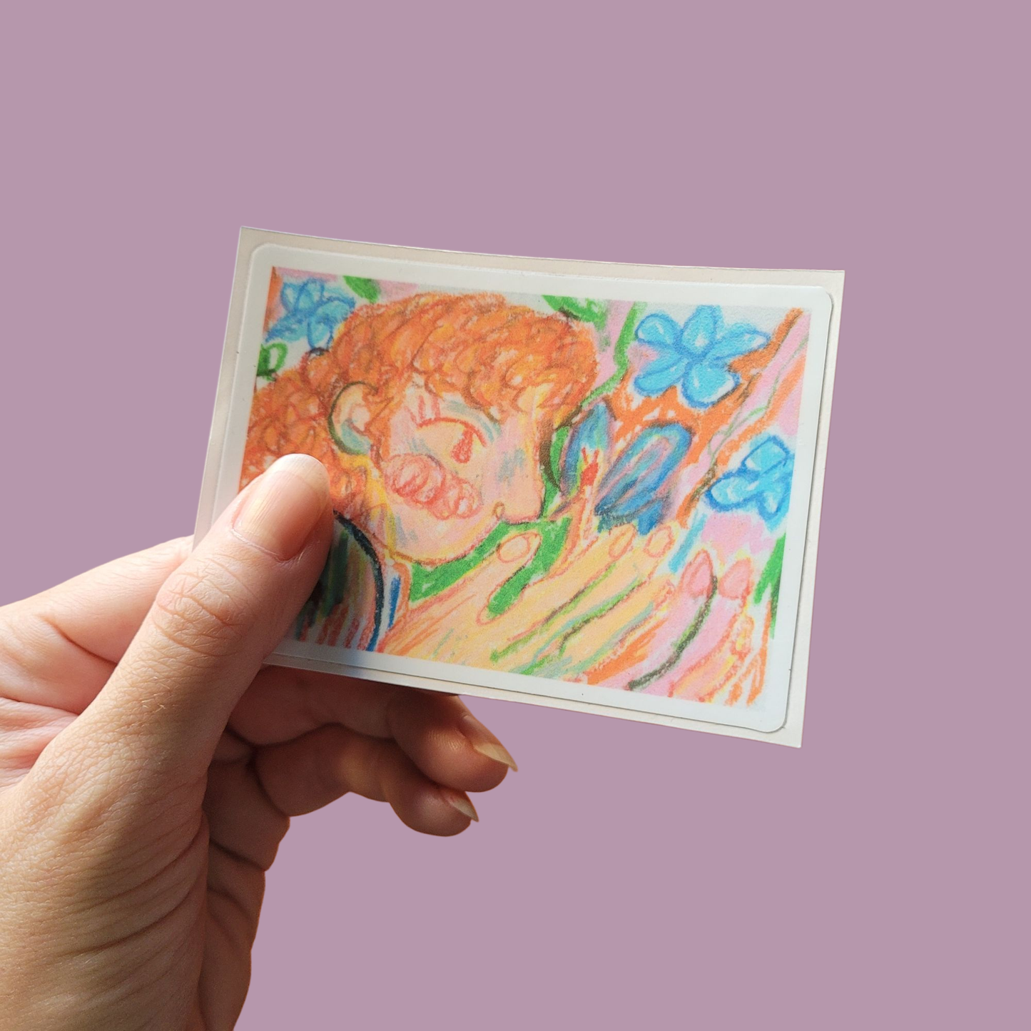 Garden fairy sticker