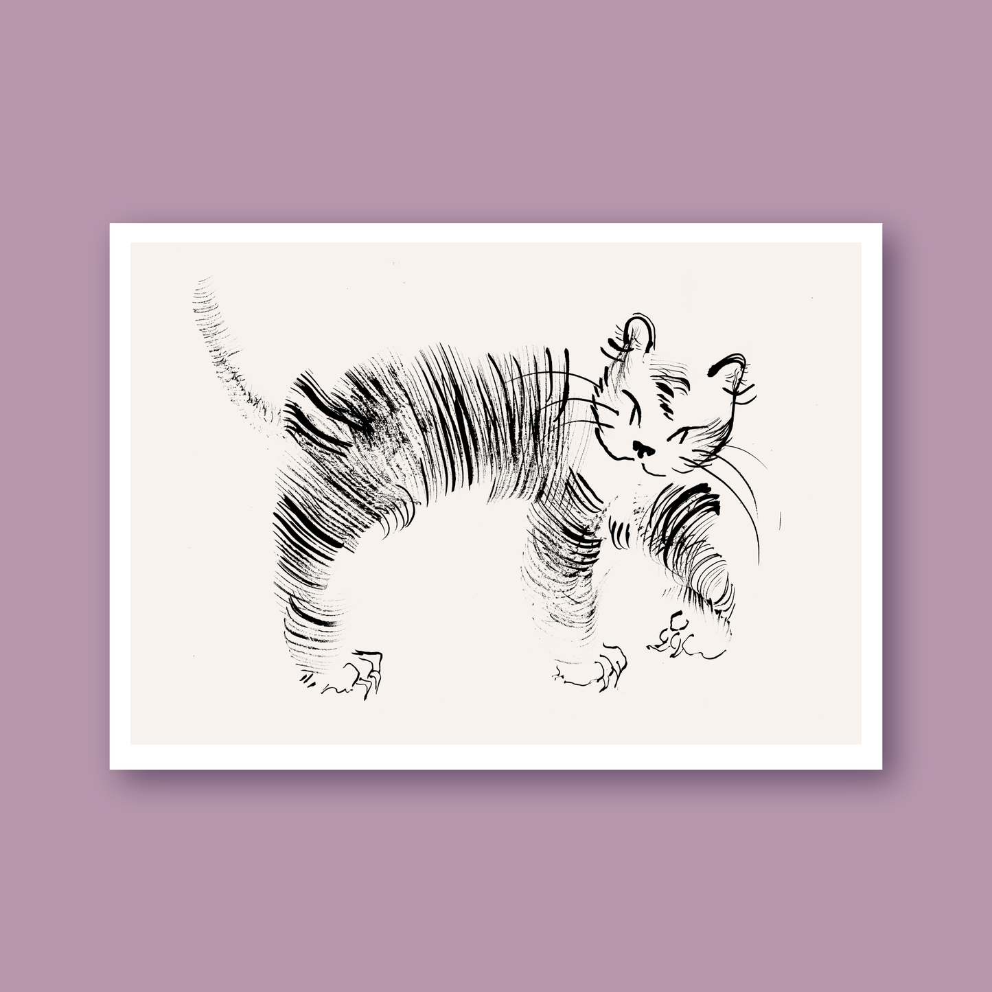 Minimalist Tiger print