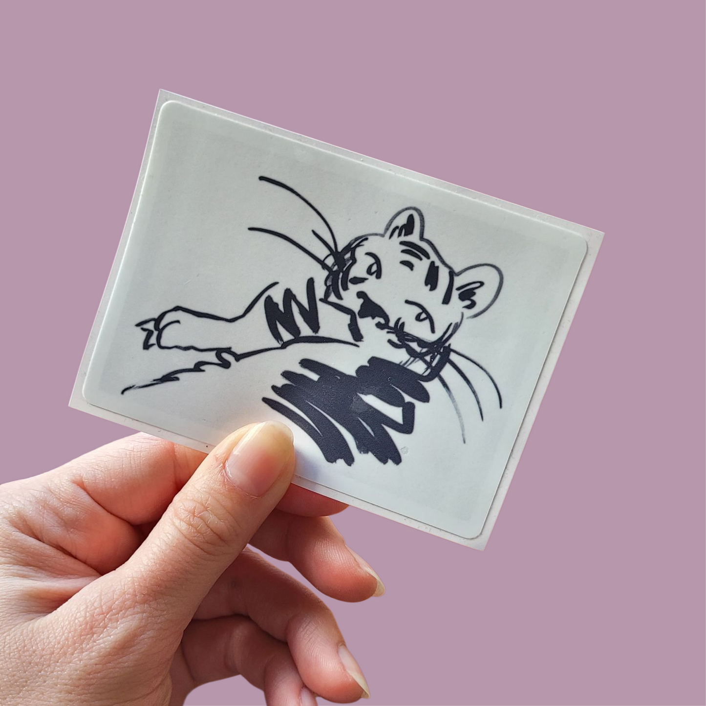 Ink tiger II sticker