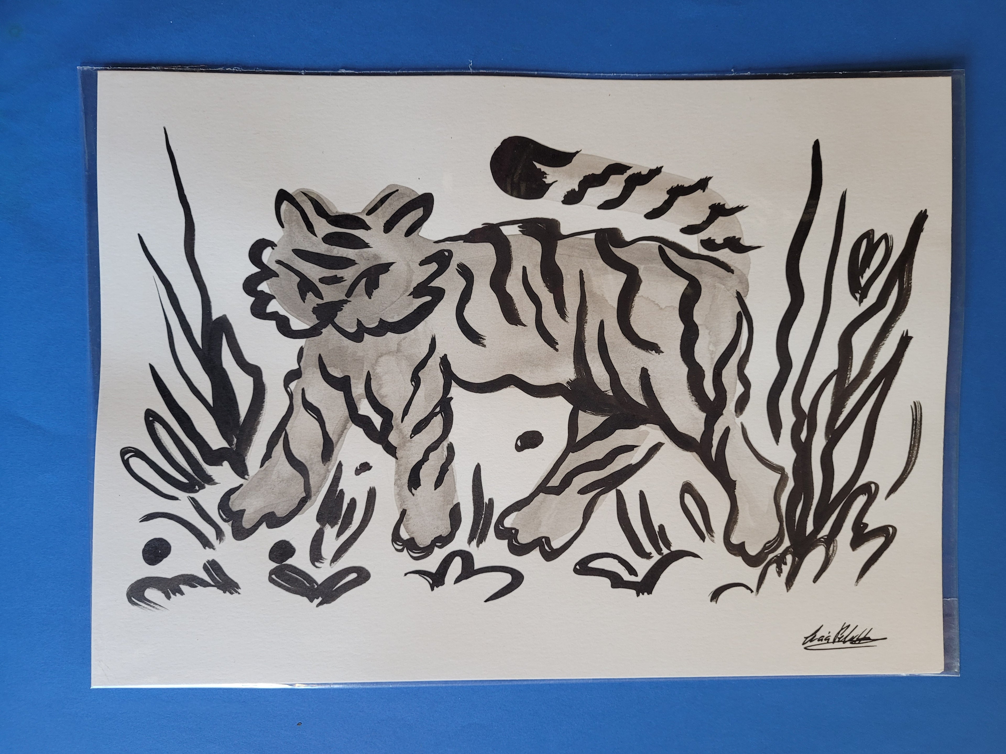 Dibujo original Tigre