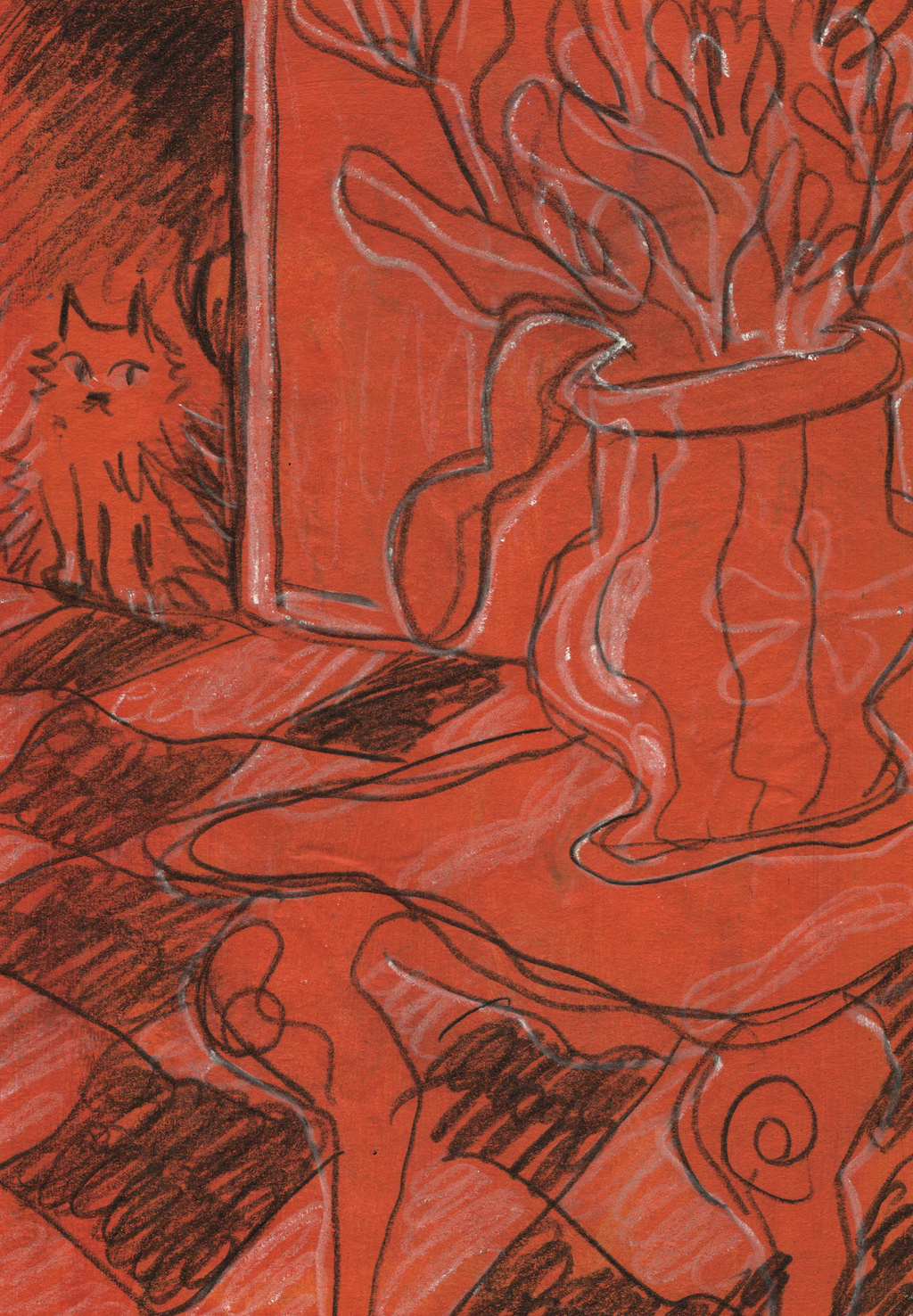 Pegotín El gato y el jarrón