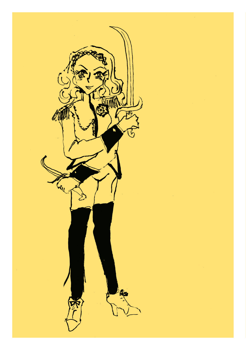 Lámina inspirada en Shoujo kakumei Utena