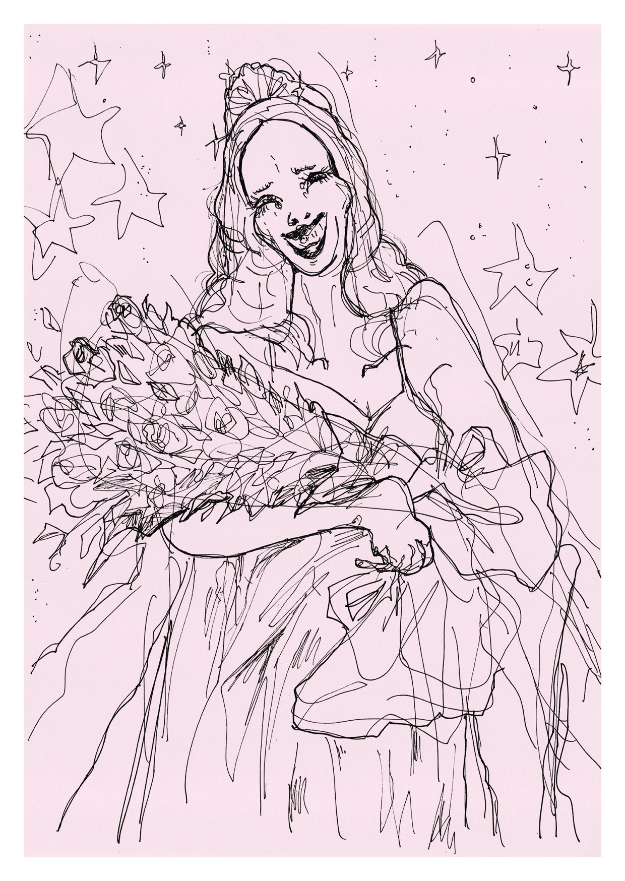 Lámina inspirada en Carrie I