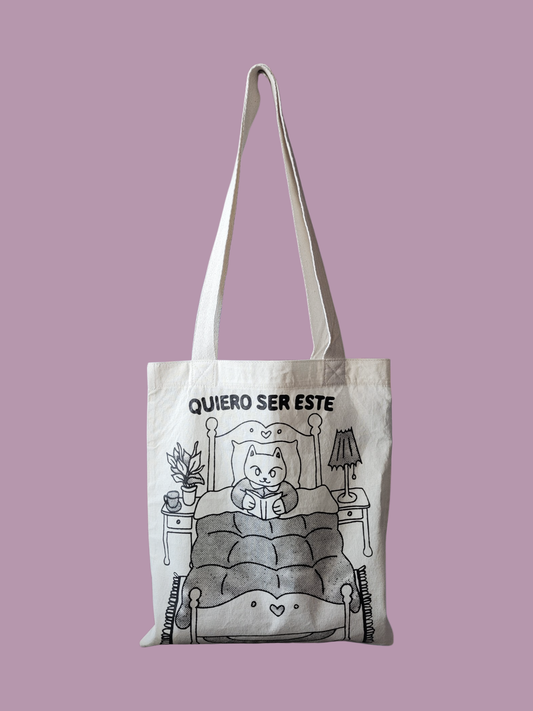 Tote bag "quiero ser este"