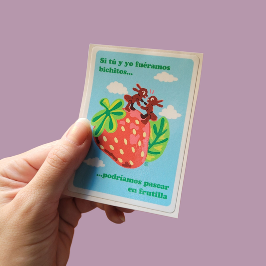 If we were bugs sticker