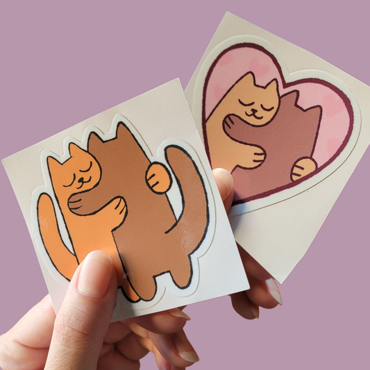 Pegotines de abrazo (gatos)