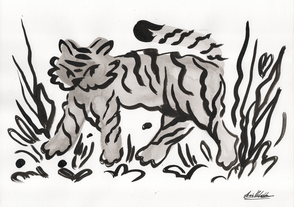Dibujo original Tigre