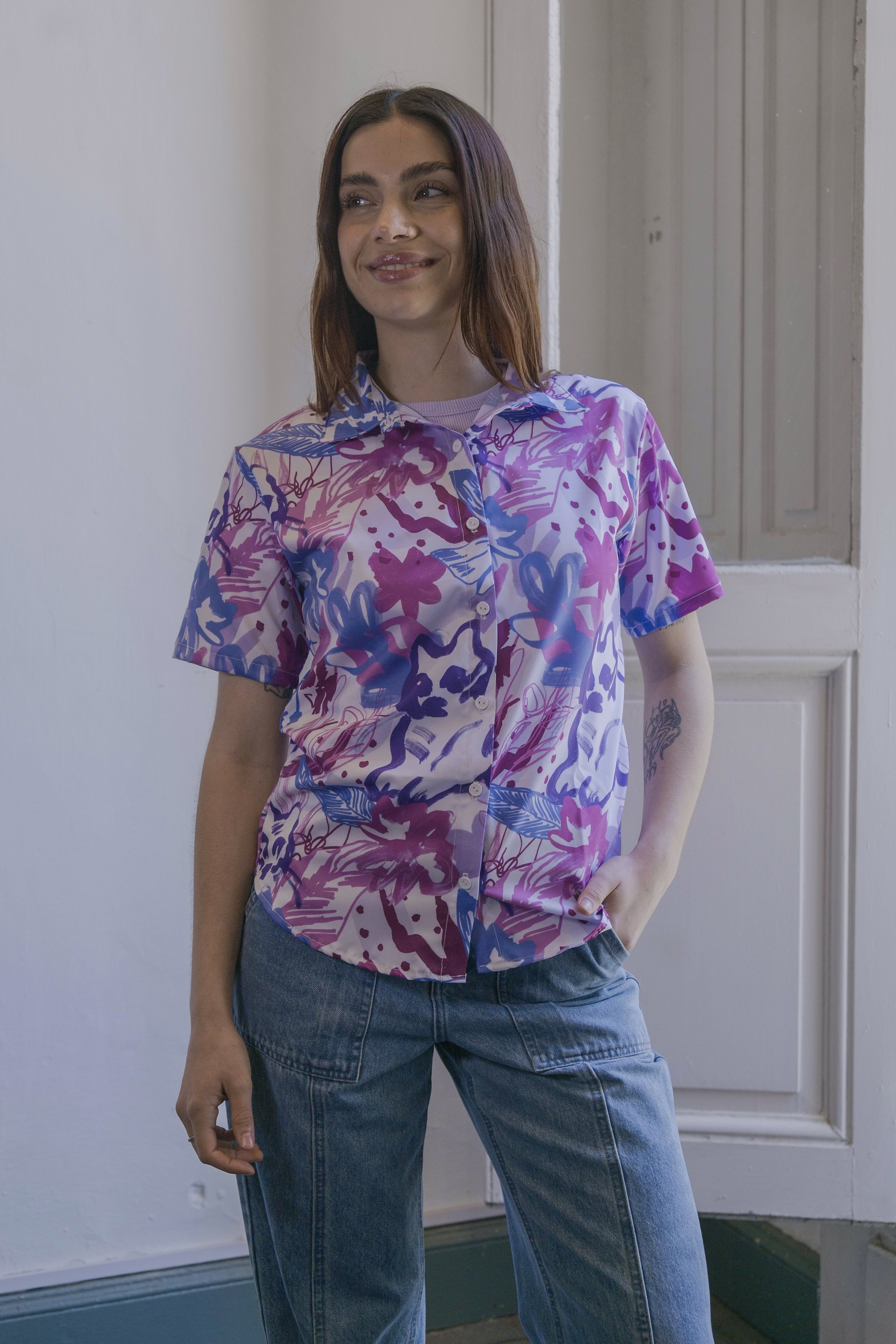 Camisa de manga corta Jardín de Tigres - TORA