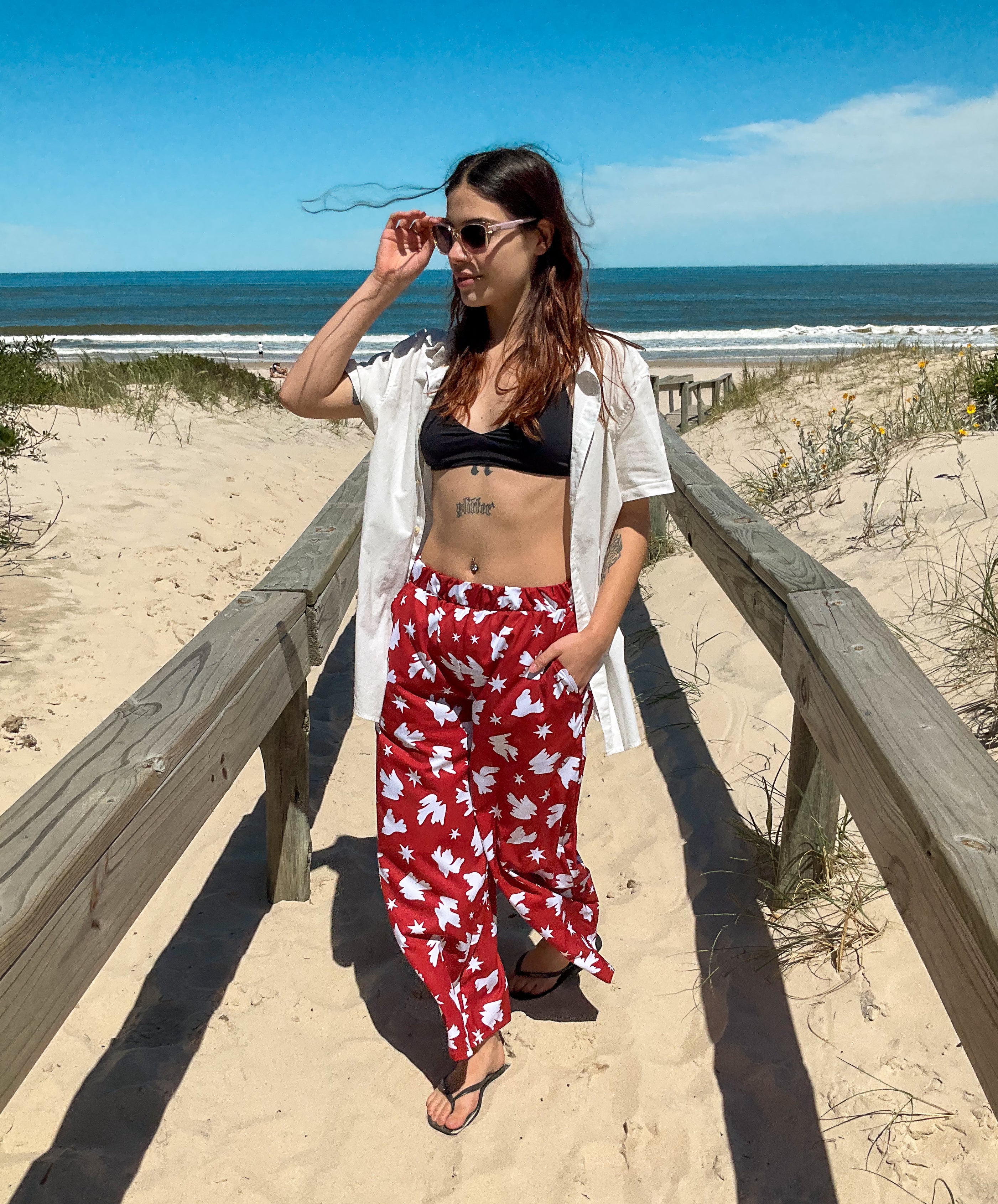 Pantalón palazzo Paloma - TRAZOS