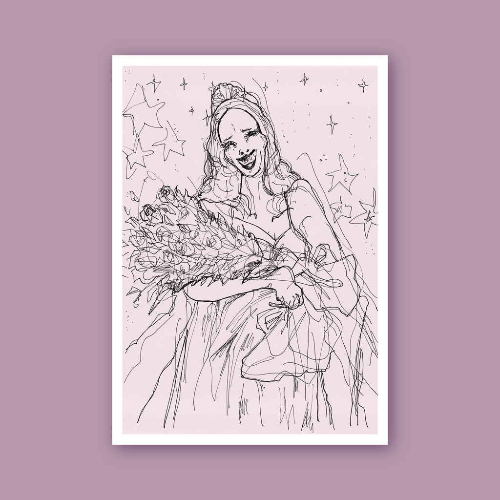 Lámina inspirada en Carrie I