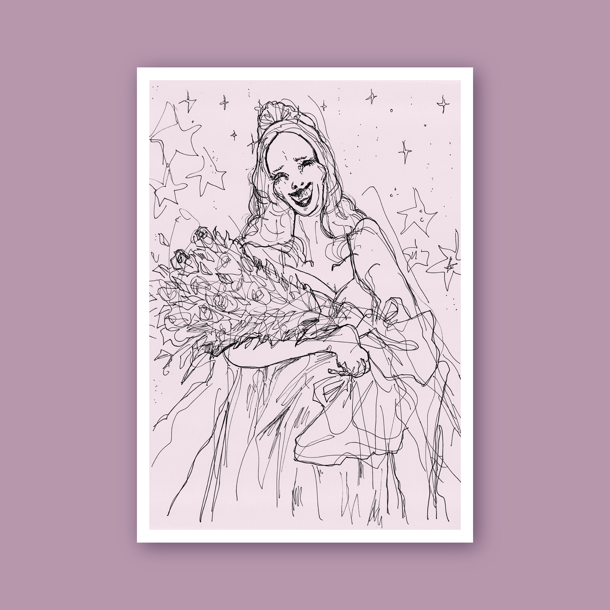 Lámina inspirada en Carrie I