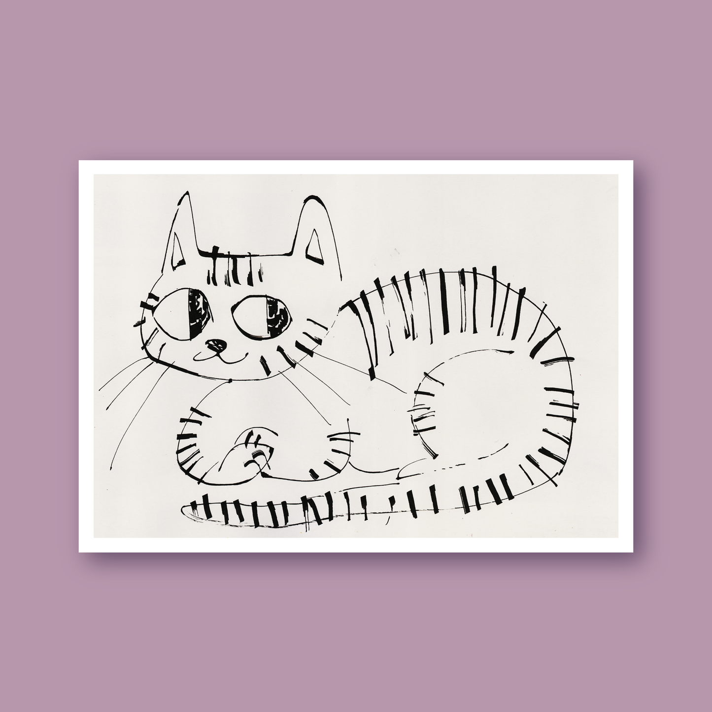 Ink cat print