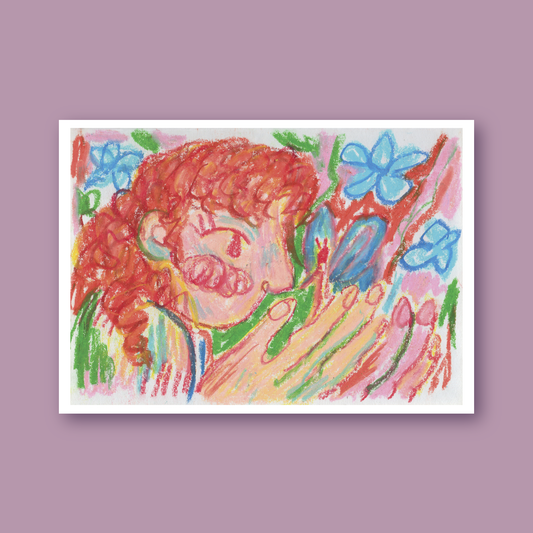 Garden fairy print