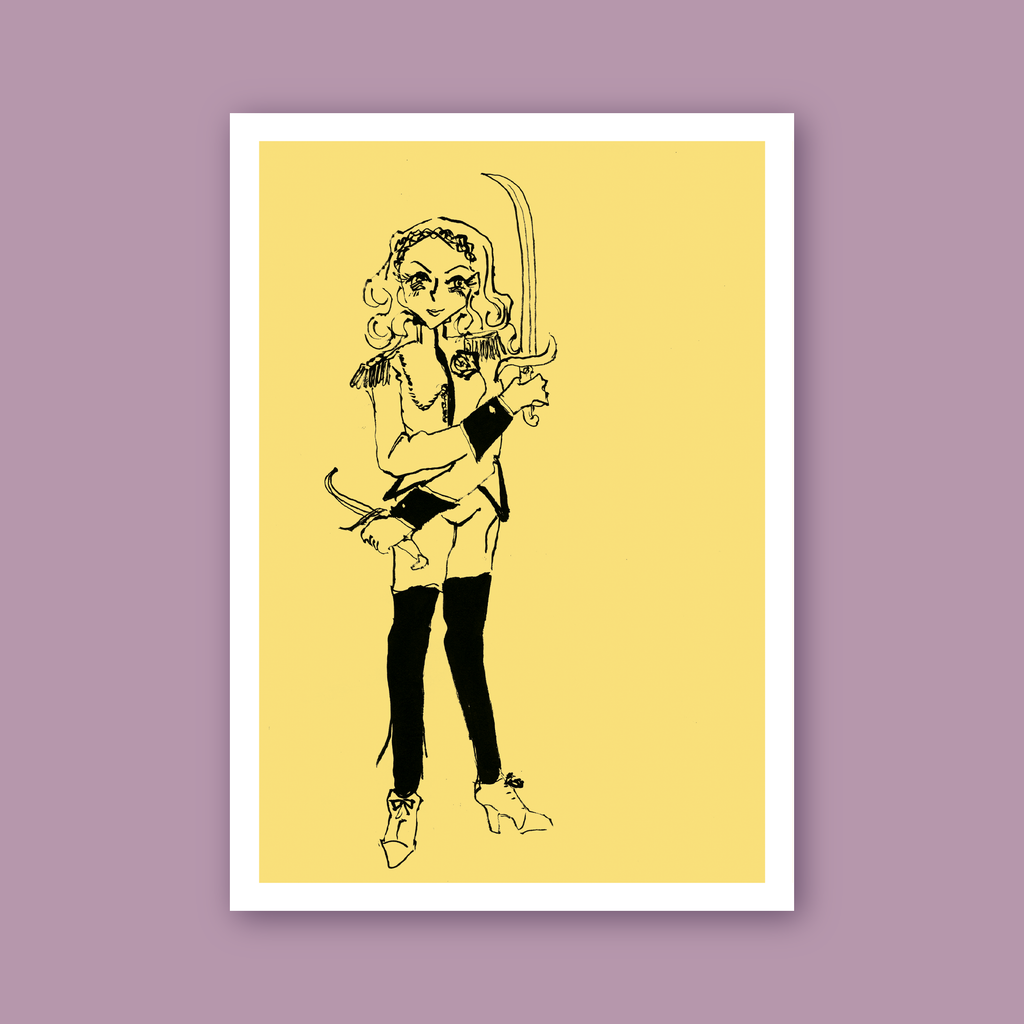 Lámina inspirada en Shoujo kakumei Utena