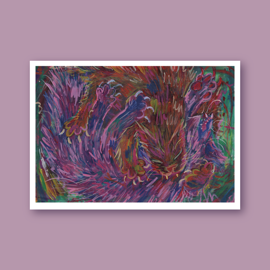 Cat Fight Print
