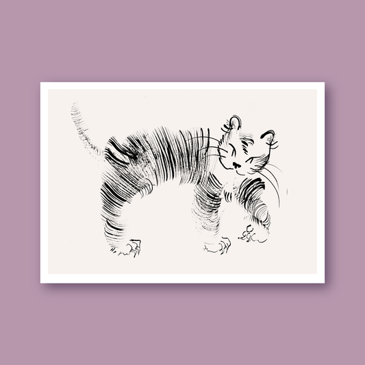 Minimalist Tiger print
