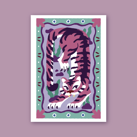 Pink tiger II print