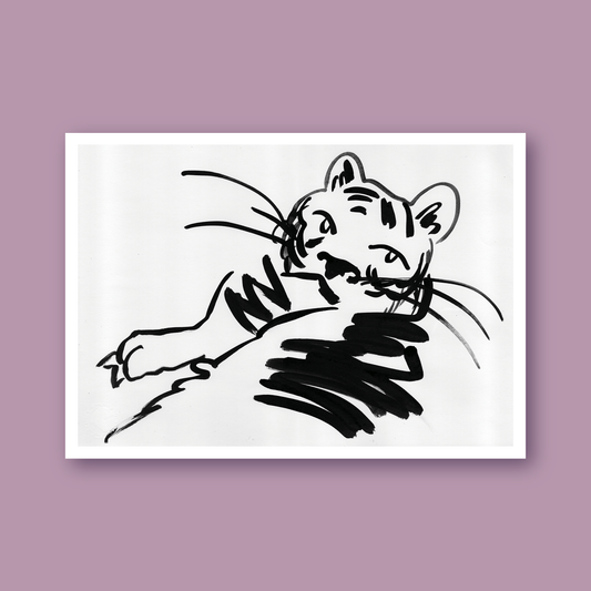 Ink tiger II print