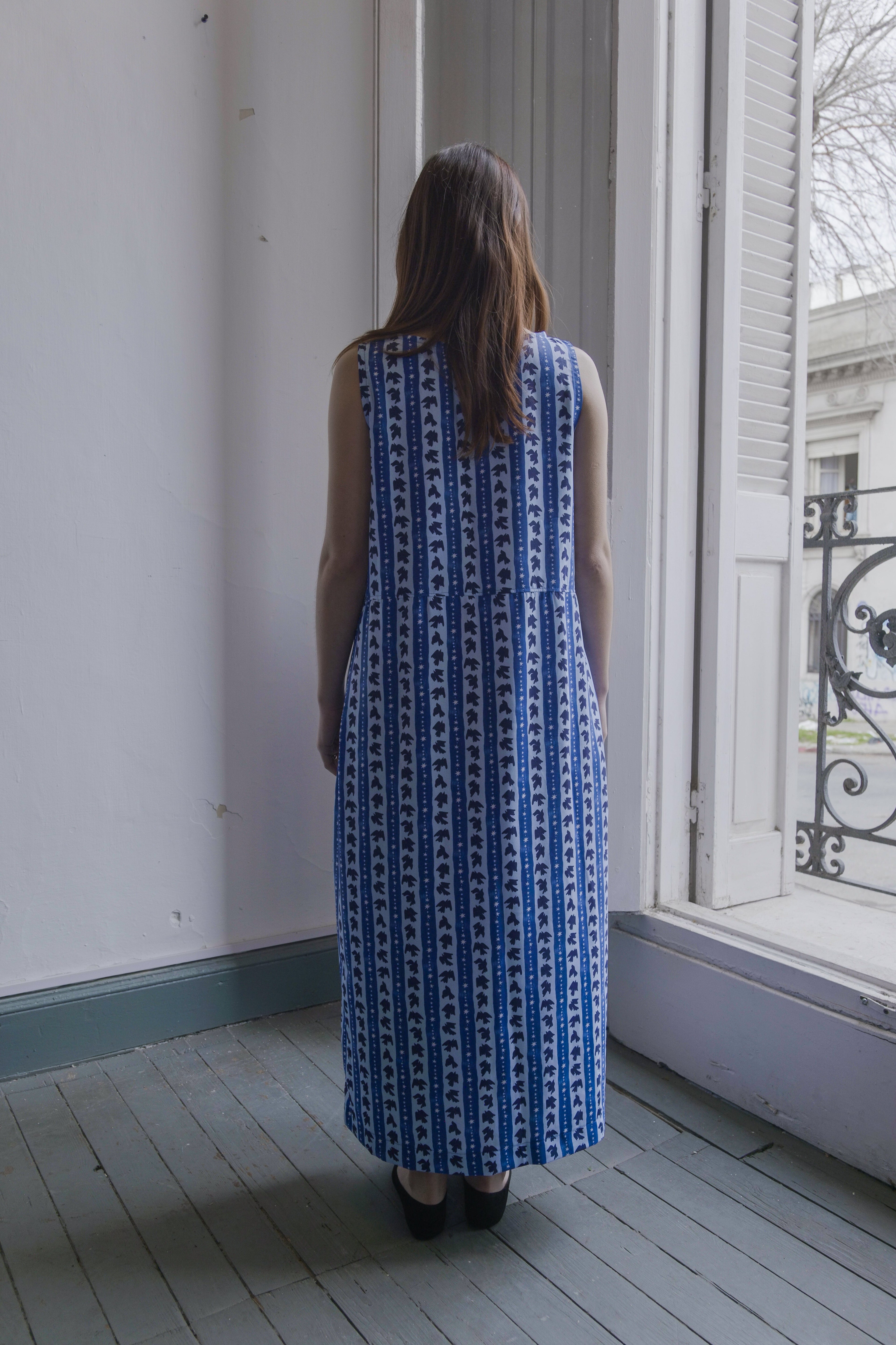 Vestido maxi Rayas - TORA