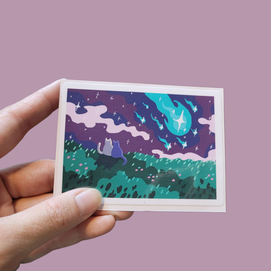 Stargazing I sticker