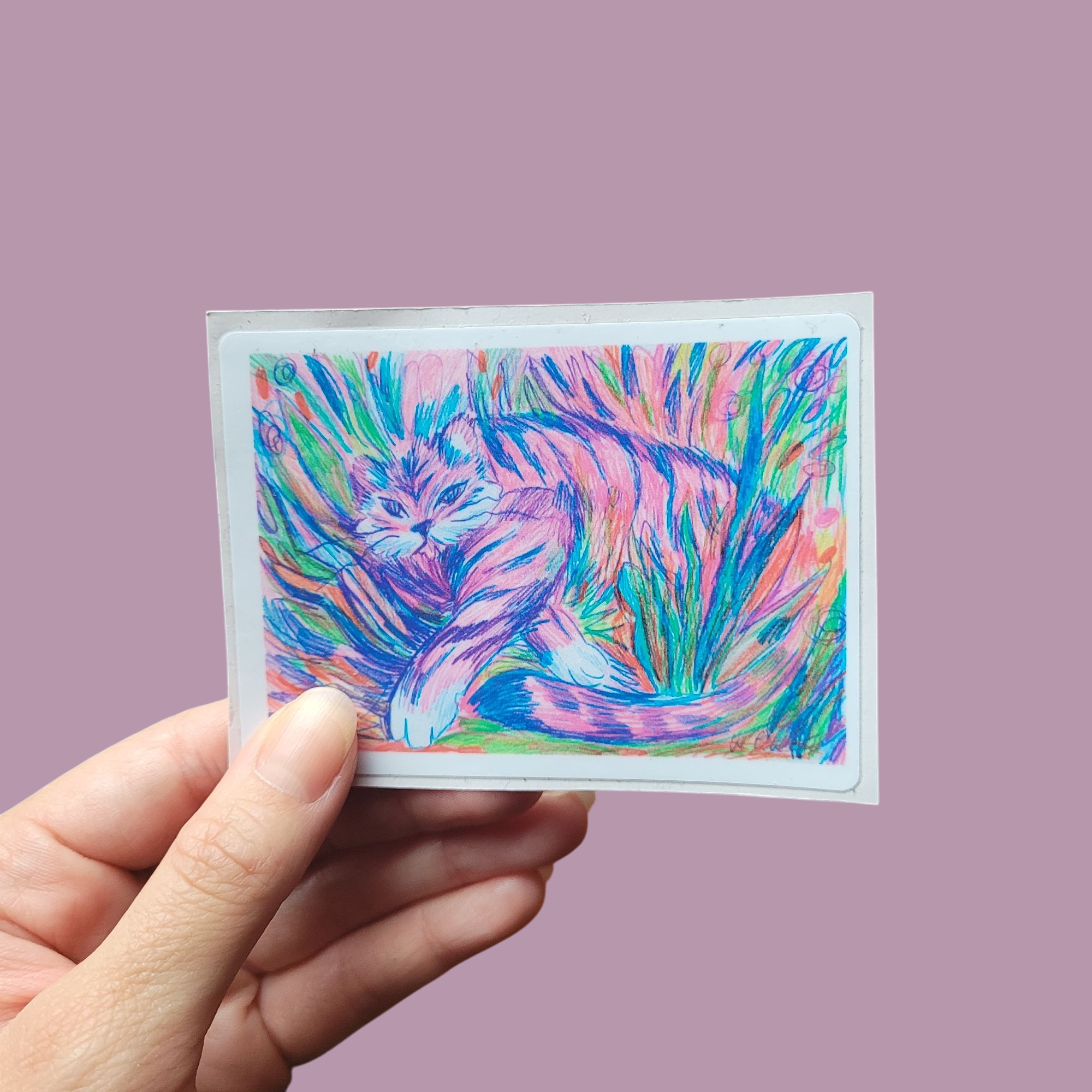 Pegotín Tigre rosado III