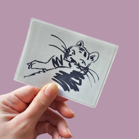 Ink tiger II sticker